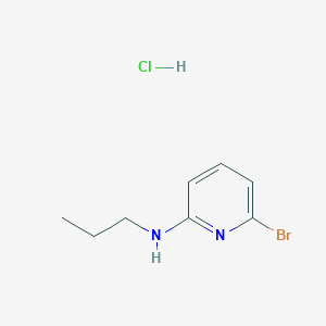 molecular formula C8H12BrClN2 B1372479 6-Bromo-2-propylaminopyridine, HCl CAS No. 1150271-22-9
