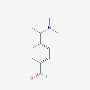 4-[1-(Dimethylamino)ethyl]benzaldehyde