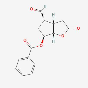molecular formula C15H14O5 B13724944 Corey aldehyde benzoate 
