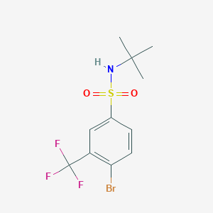4-Bromo-N-tert-butyl-3-(trifluoromethyl)benzenesulfonamide