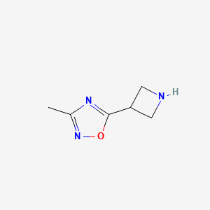 5-(Azetidin-3-yl)-3-methyl-1,2,4-oxadiazole