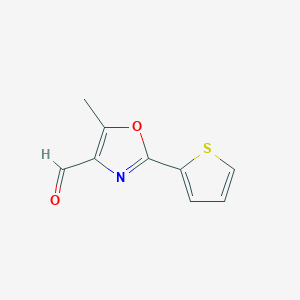5-Methyl-2-(2-thienyl)-1,3-oxazole-4-carbaldehyde