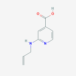 molecular formula C9H10N2O2 B1372539 2-(Allylamino)isonicotinic acid CAS No. 1019461-29-0