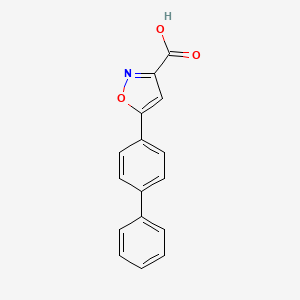5-Biphenyl-4-ylisoxazole-3-carboxylic acid