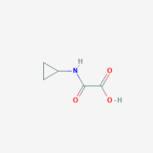 molecular formula C5H7NO3 B1372566 2-(Cyclopropylamino)-2-oxoacetic acid CAS No. 183235-79-2