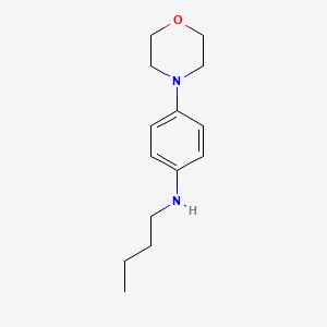 molecular formula C14H22N2O B1372567 N-butyl-4-(morpholin-4-yl)aniline CAS No. 1038225-23-8