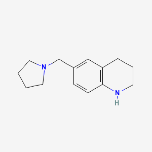 6-(Pyrrolidin-1-ylmethyl)-1,2,3,4-tetrahydroquinoline