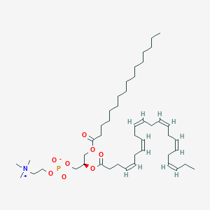 molecular formula C46H80NO8P B137258 Palmitoyldocosahexaenoyl Phosphatidylcholine-d9 CAS No. 59403-54-2
