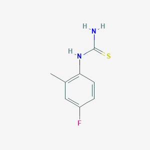 molecular formula C8H9FN2S B1372581 (4-Fluoro-2-methylphenyl)thiourea CAS No. 946612-94-8