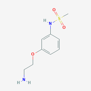 N-[3-(2-aminoethoxy)phenyl]methanesulfonamide