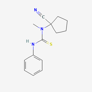 N-(1-cyanocyclopentyl)-N-methyl-N'-phenylthiourea