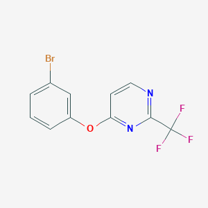 4-(3-Bromophenoxy)-2-(trifluoromethyl)pyrimidine