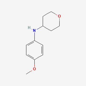 N-(4-methoxyphenyl)tetrahydro-2H-pyran-4-amine