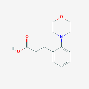 3-[2-(Morpholin-4-yl)phenyl]propanoic acid
