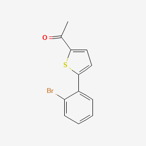 1-[5-(2-Bromophenyl)thiophen-2-yl]ethan-1-one