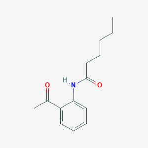 N-(2-acetylphenyl)hexanamide