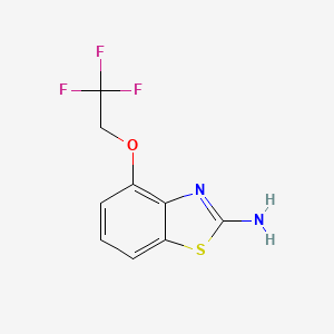 4-(2,2,2-Trifluoroethoxy)-1,3-benzothiazol-2-amine