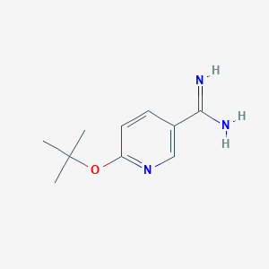 6-(Tert-butoxy)pyridine-3-carboximidamide