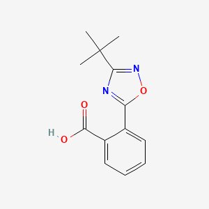 2-(3-Tert-butyl-1,2,4-oxadiazol-5-yl)benzoic acid