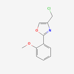 4-(Chloromethyl)-2-(2-methoxyphenyl)-1,3-oxazole