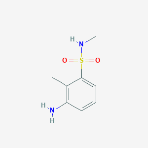 3-amino-N,2-dimethylbenzene-1-sulfonamide