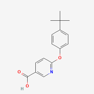 6-(4-Tert-butylphenoxy)pyridine-3-carboxylic acid