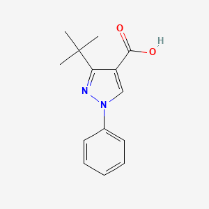 3-tert-butyl-1-phenyl-1H-pyrazole-4-carboxylic acid