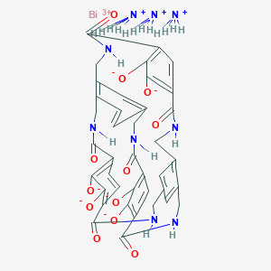 molecular formula C42H42BiN9O12 B137264 Hexalactam-bismuth CAS No. 130343-57-6