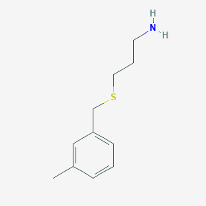 3-[(3-Methylbenzyl)thio]-1-propanamine