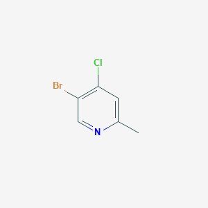 molecular formula C6H5BrClN B1372642 5-Bromo-4-chloro-2-methylpyridine CAS No. 1003711-85-0