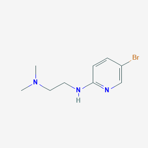 molecular formula C9H14BrN3 B1372649 N1-(5-Bromo-2-pyridinyl)-N2,N2-dimethyl-1,2-ethanediamine CAS No. 112357-06-9
