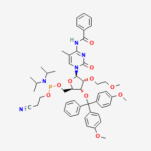 molecular formula C50H60N5O10P B13726555 Rev 2'-O-MOE-5MeC(Bz)-5'-amidite 