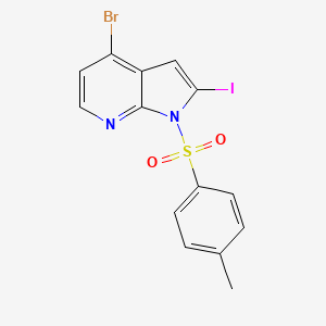 4-Bromo-2-iodo-1-tosyl-1H-pyrrolo[2,3-b]pyridine