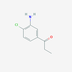 1-(3-Amino-4-chlorophenyl)propan-1-one