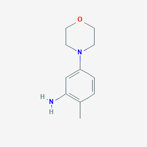 molecular formula C11H16N2O B1372672 2-Methyl-5-morpholinoaniline CAS No. 1007211-91-7