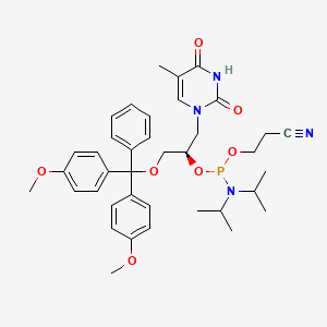 molecular formula C38H47N4O7P B13726744 (R)-GNA-T phosphoramidite 