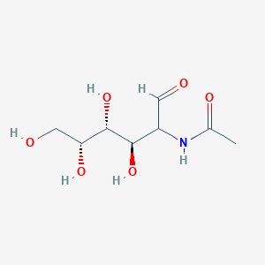 molecular formula C8H15NO6 B13726859 N-((3R,4R,5R)-3,4,5,6-tetrahydroxy-1-oxohexan-2-yl)acetamide 