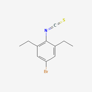 molecular formula C11H12BrNS B13726909 4-Bromo-2,6-diethylphenyl isothiocyanate CAS No. 1000577-77-4