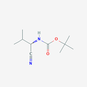 (S)-tert-Butyl (1-cyano-2-methylpropyl)carbamate