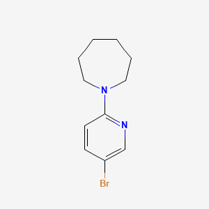 molecular formula C11H15BrN2 B1372695 1-(5-Bromopyridin-2-yl)azepane CAS No. 1175900-46-5