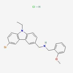 molecular formula C23H24BrClN2O B13726976 HLCL65 hydrochloride 