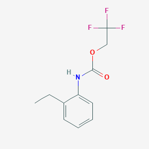 2,2,2-trifluoroethyl N-(2-ethylphenyl)carbamate