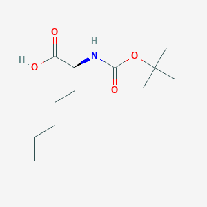 (S)-2-((tert-Butoxycarbonyl)amino)heptanoic acid