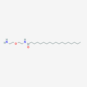 molecular formula C22H46N2O2 B13727110 N-[2-(2-aminoethoxy)ethyl]octadecanamide 