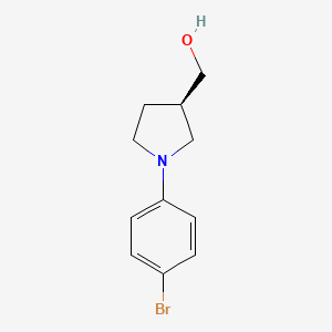 (R)-(1-(4-bromophenyl)pyrrolidin-3-yl)methanol