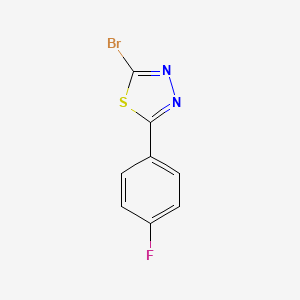 2-Bromo-5-(4-fluorophenyl)-1,3,4-thiadiazole