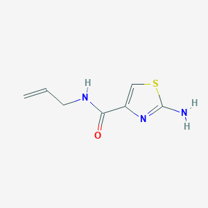 2-amino-N-(prop-2-en-1-yl)-1,3-thiazole-4-carboxamide