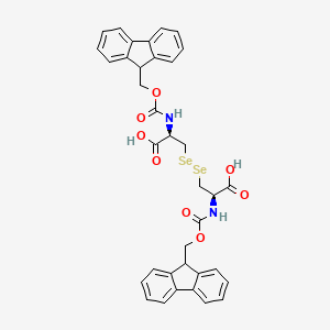 molecular formula C36H32N2O8Se2 B13727205 Di-Fmoc-seleno-L-cystine 