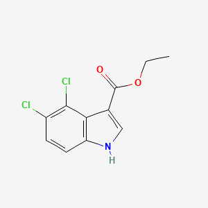 molecular formula C11H9Cl2NO2 B13727223 Ethyl 4,5-Dichloroindole-3-carboxylate 