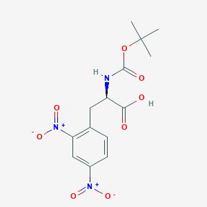 molecular formula C14H17N3O8 B1372723 Boc-2,4-Dinitro-D-phenylalanine CAS No. 1212864-47-5